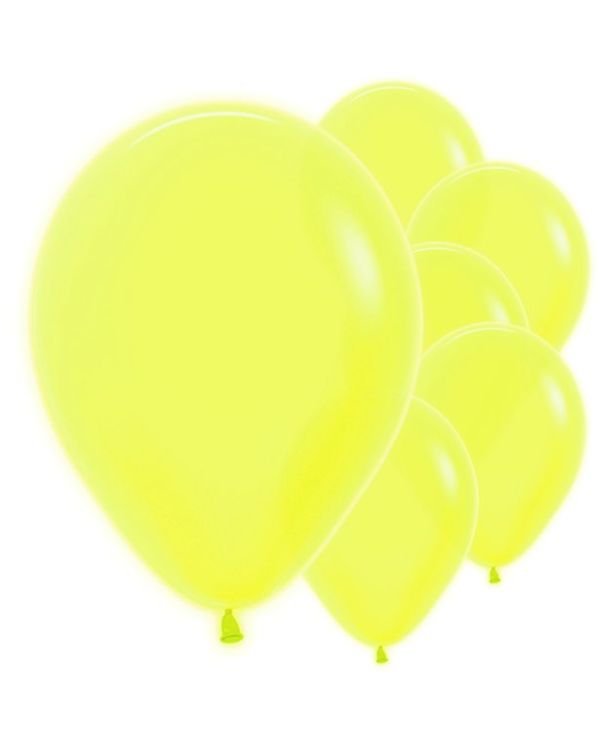 Neon Yellow Balloons - 12&quot; Latex (50pk)