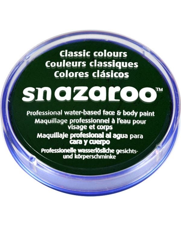 Snazaroo Dark Green Face Paint - 18ml