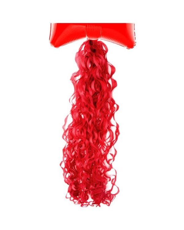 Red Tissue Paper Balloon Tail - 86cm