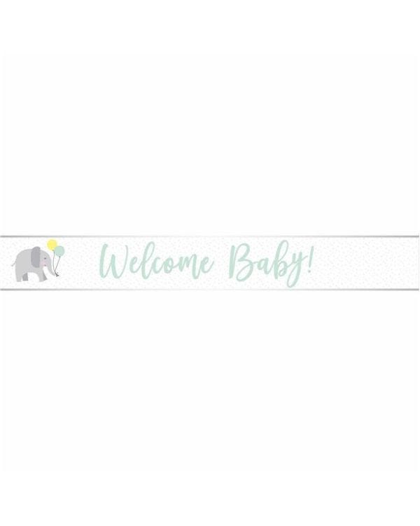 Welcome Baby Foil Banner
