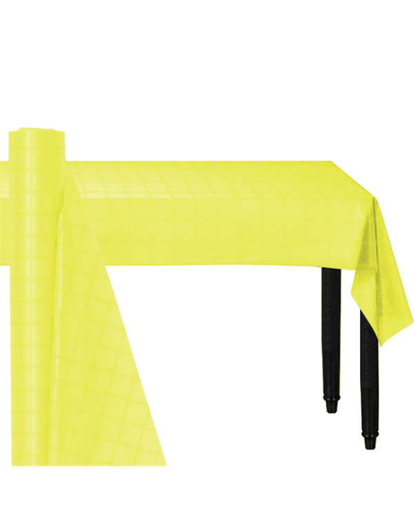Yellow Paper Banqueting Roll - 8m x 1.2m