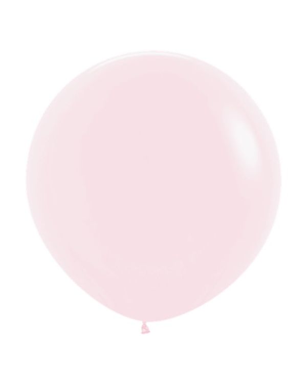 Pastel Matte Pink Balloons - 24&quot; Latex (3pk)