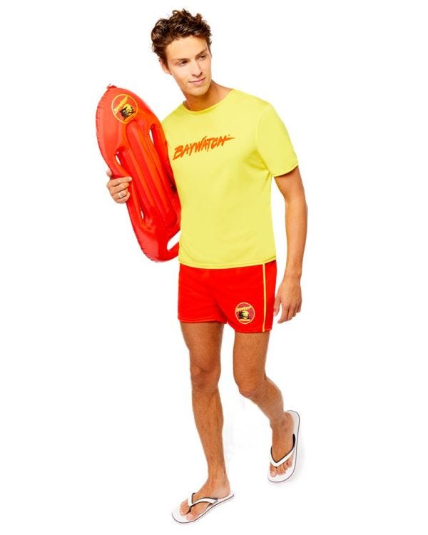 Baywatch Beach Lifeguard - Adult Costume