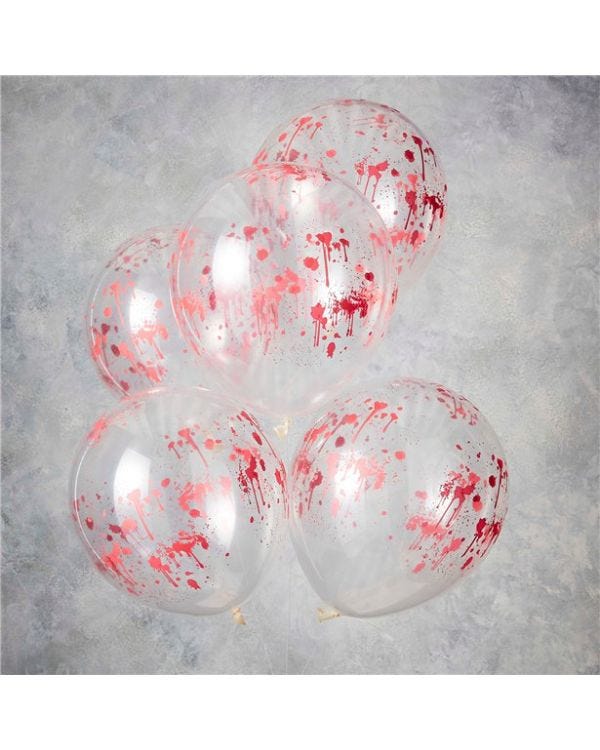 Bloody Latex Balloons - 12&quot; (5pk)