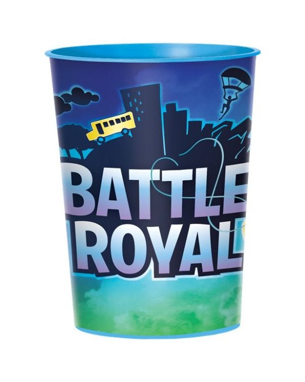 Battle Royal Plastic Favour Cup - 455ml