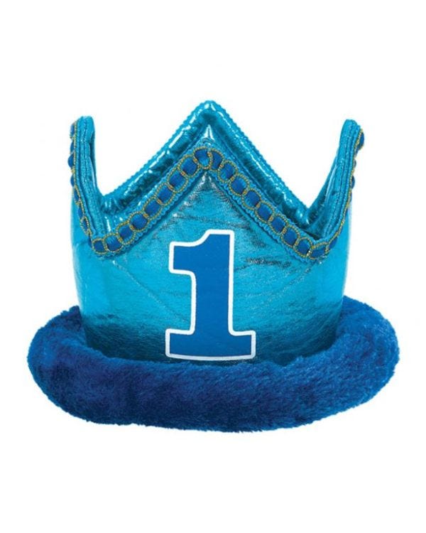 Boy&#039;s 1st Birthday Crown