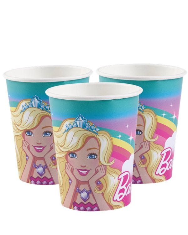 Barbie Dreamtopia Paper Cups - 250ml (8pk)