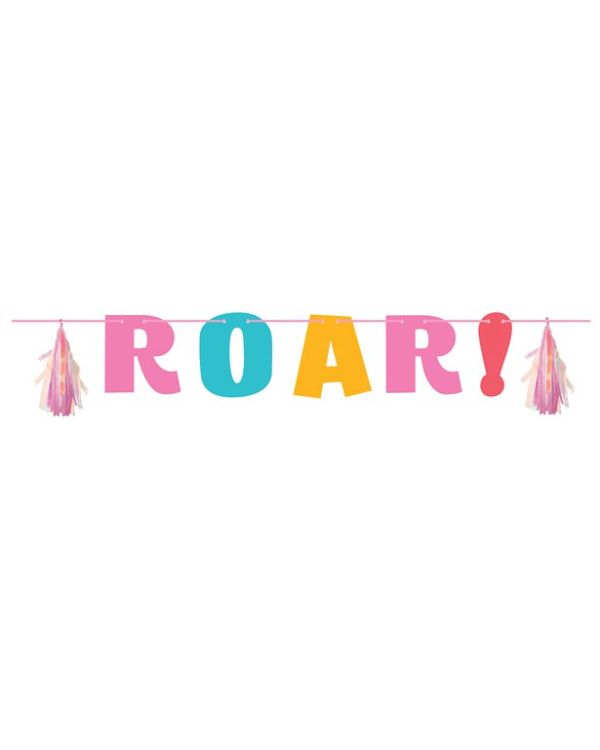Roar Ribbon Tassel Banner - 1.4m