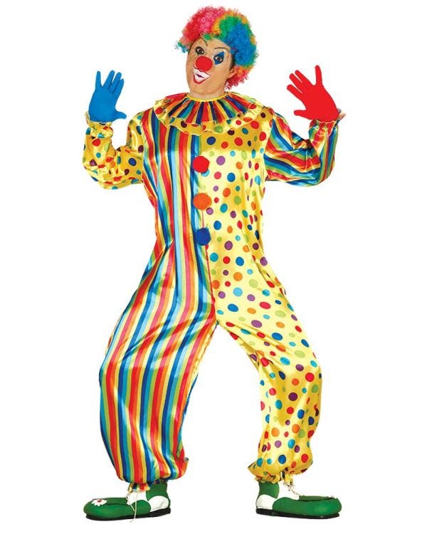 Clown Jumpsuit - Adult Costume