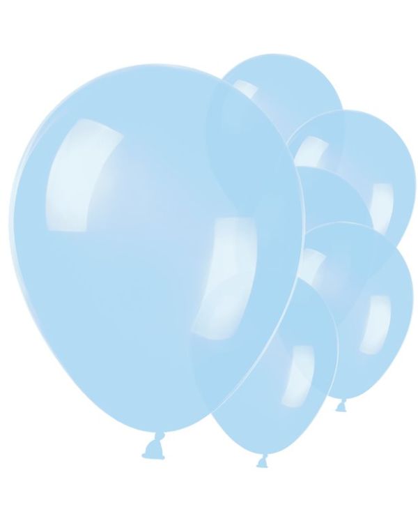 Baby Blue Balloons - 11&quot; Latex (100pk)
