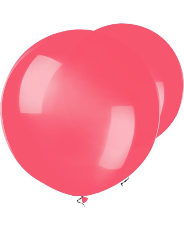 Red Balloons - 17&quot; Latex (50pk)