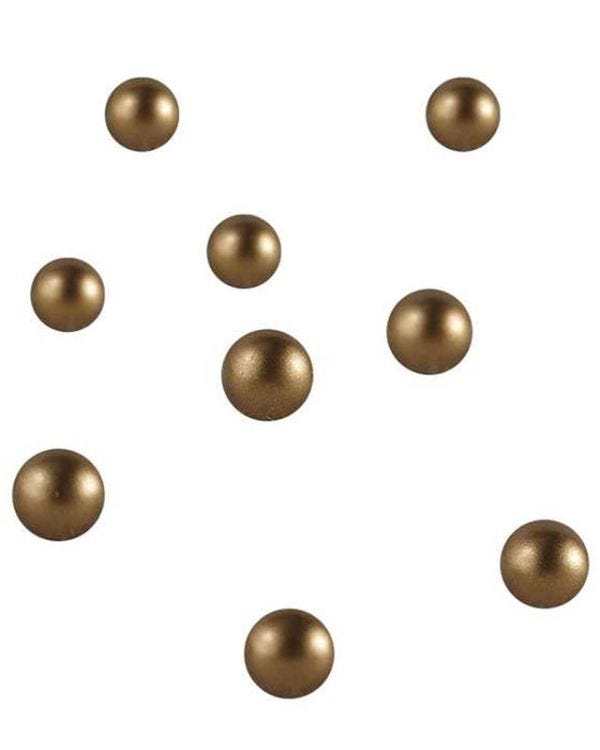 Matte Gold Table Pearls (134pk)