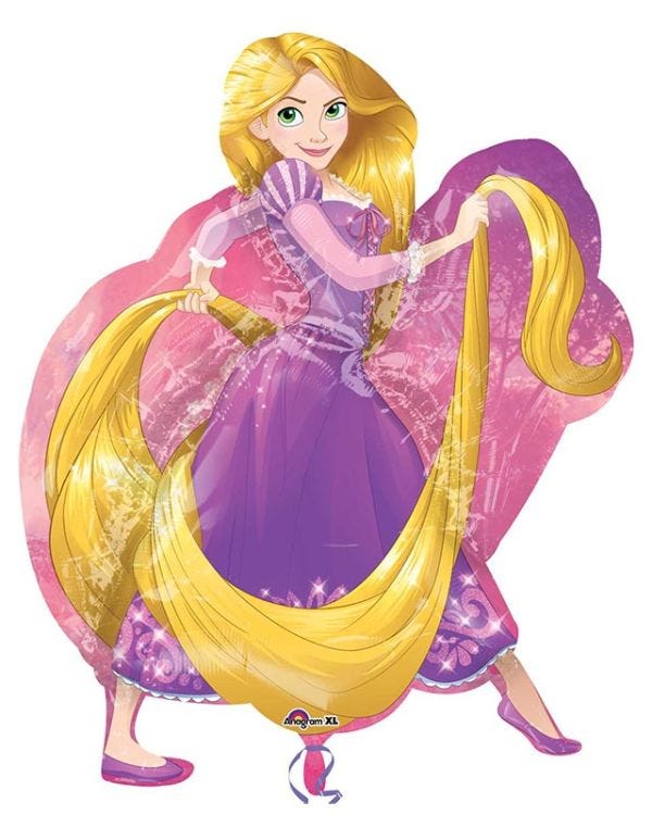 Disney Rapunzel Supershape Balloon - 26&quot; x 31&quot; Foil