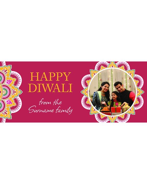 Happy Diwali Personalised Banner