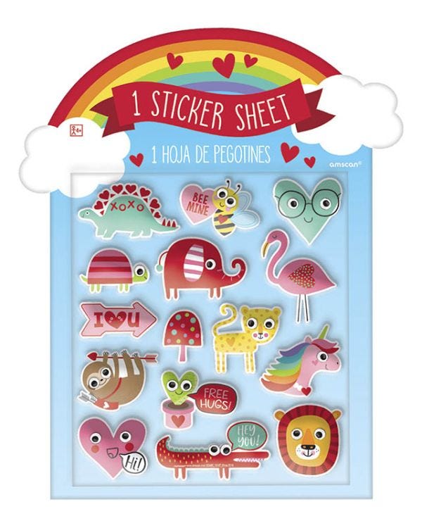 Cute Puffy Sticker Sheet (15 stickers)