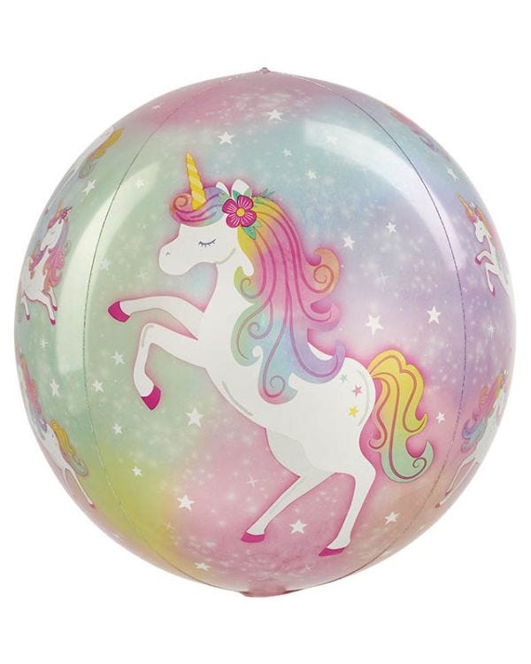 Enchanted Unicorn Orbz Balloon - 16&quot;