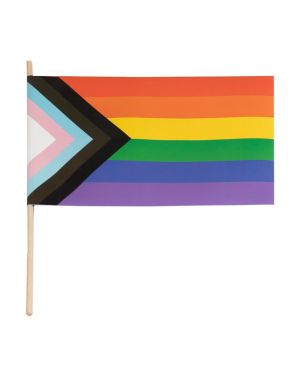 Progress Pride Handwaving Flag (5pk)