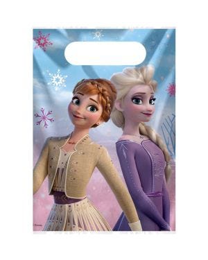 Disney Frozen 2 Wind Spirit Plastic Loot Bags (6pk)