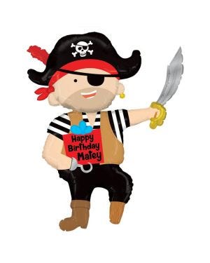 Pirate Birthday Supersized Balloon - 44&quot; Foil