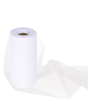 White Tulle Roll - 15cm x 25m