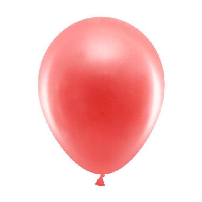 Red Metallic Balloons - 12" Latex