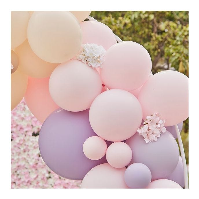 Pink & Lilac Mix Balloon Arch
