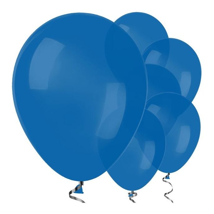Royal Blue Balloons - 12" Latex Balloons