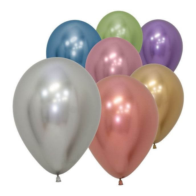 Assorted Reflex Balloons - 5" Latex