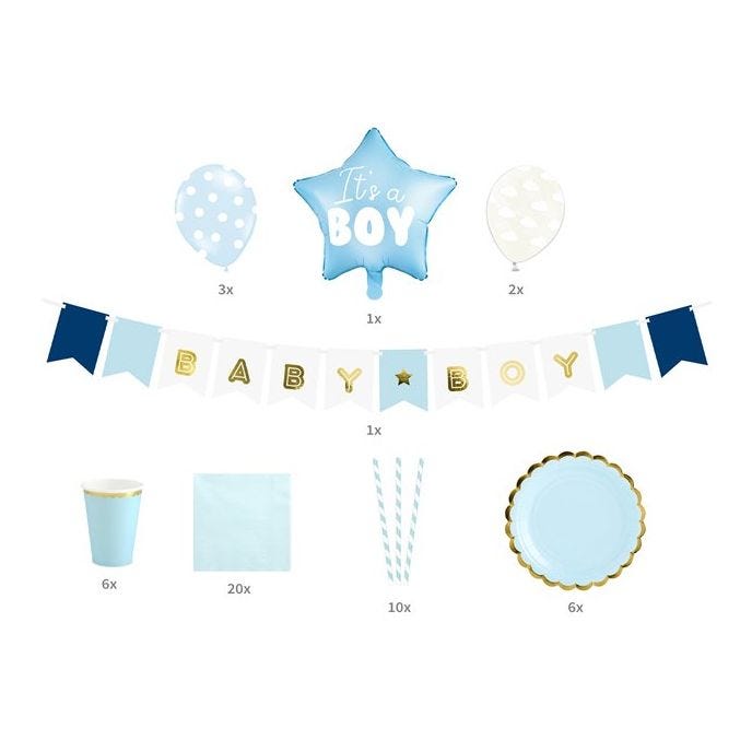 It&apos;s A Boy Baby Shower Party Set