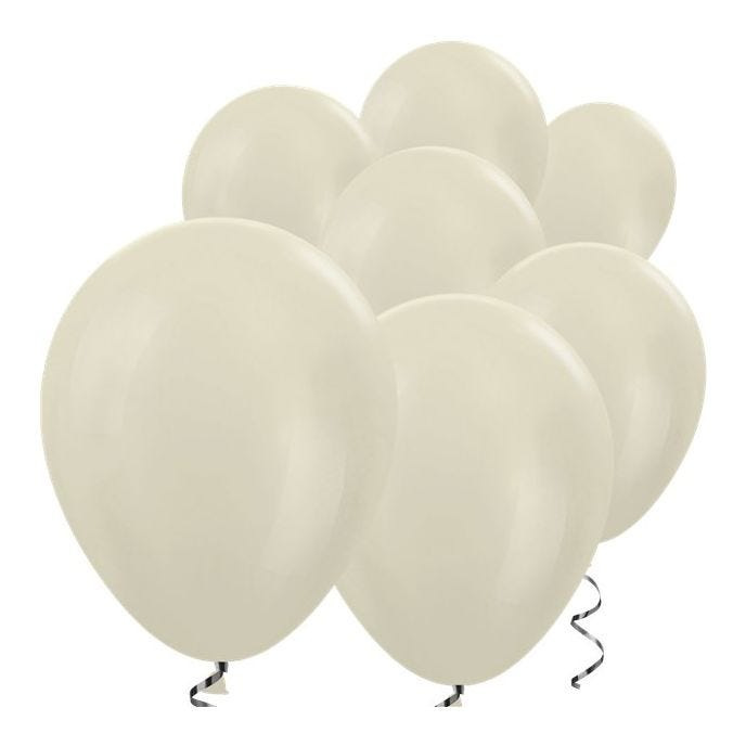 Ivory Satin Mini Balloons - 5" Latex Balloons