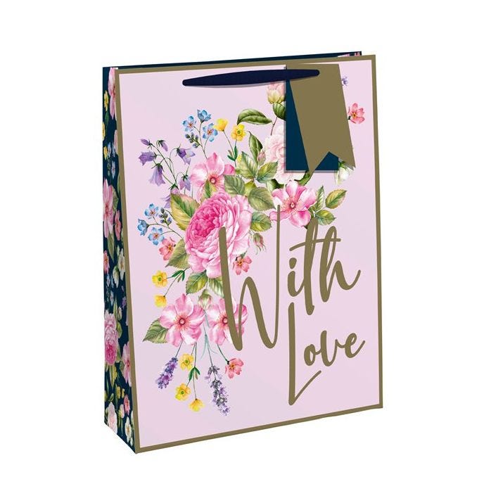 With Love Floral Large Gift Bag