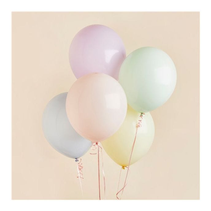 Pastel Balloons - 12" Latex