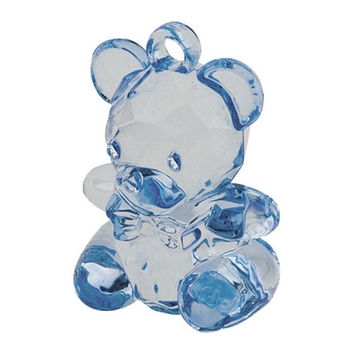 Blue Crystal Teddy - 4.5cm