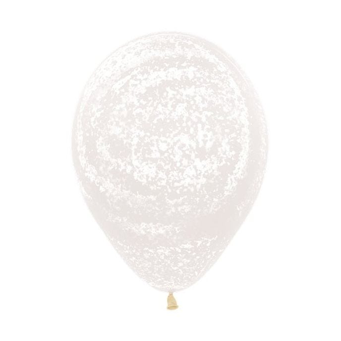 Graffiti Frosty White Balloons - 12" Latex (25pk)
