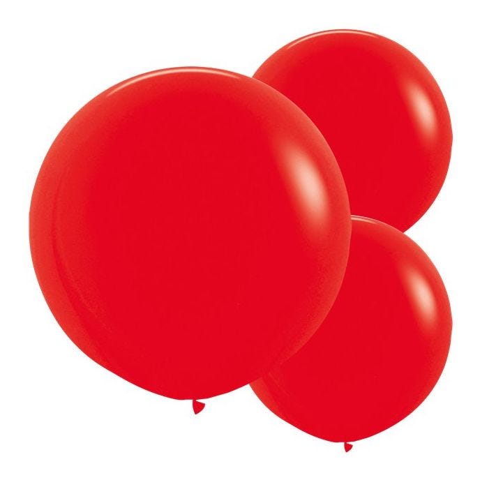 Red Balloons - 24" Latex