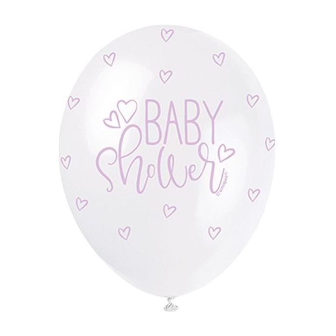 Baby Shower Pastel Mix Latex Balloons - 12"