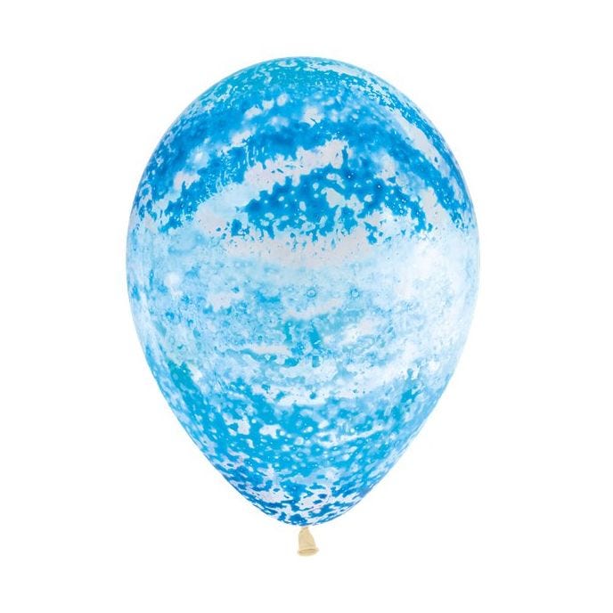Graffiti Sky Blue Balloons - 12" Latex (25pk)
