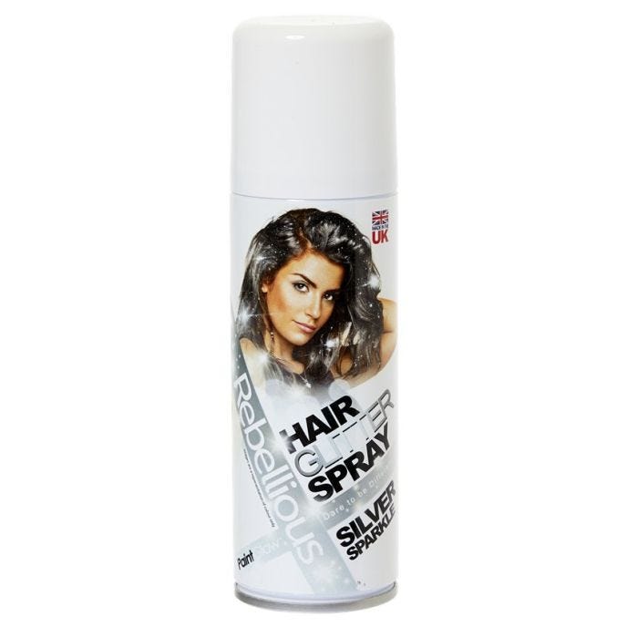 Glitter Hair Spray - Silver Sparkle 125ml